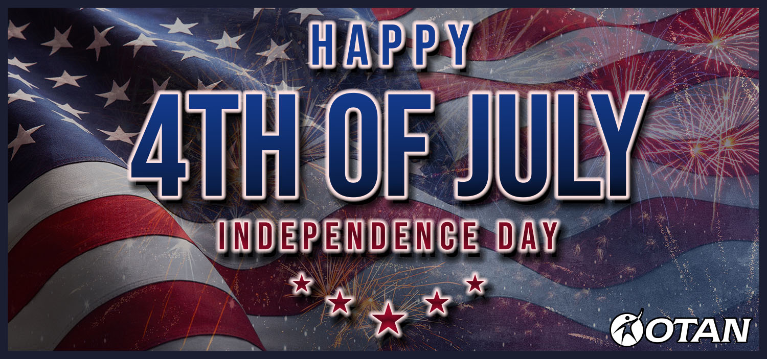 4th of July message banner